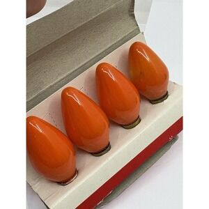 VTG Christmas  7 1/2 Replacement Bulbs  String Lights Orange